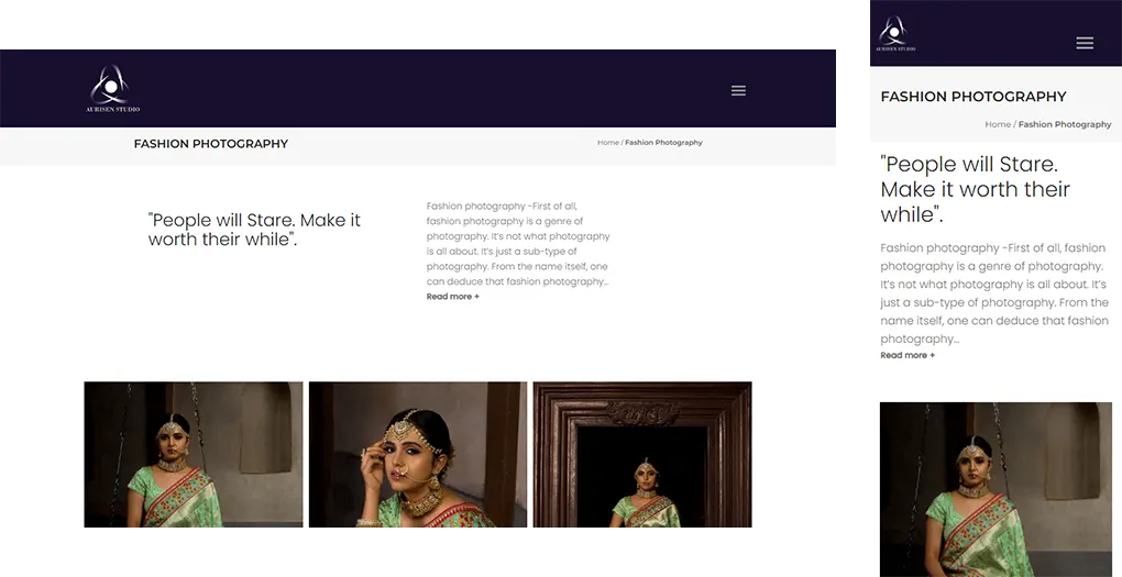 Website Design Structure work by asesa soft