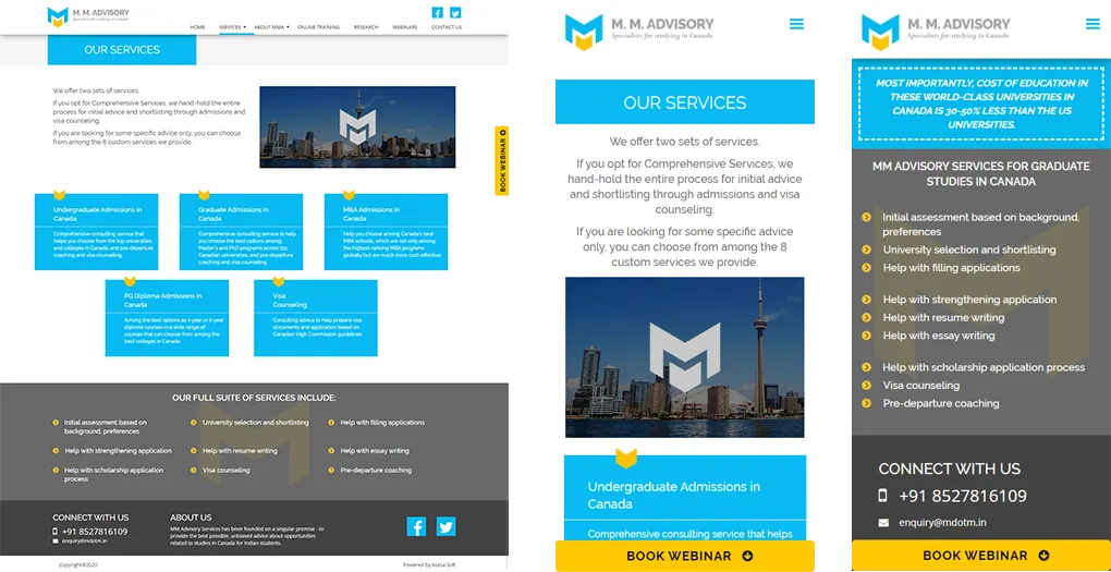 Web Design and Development Work