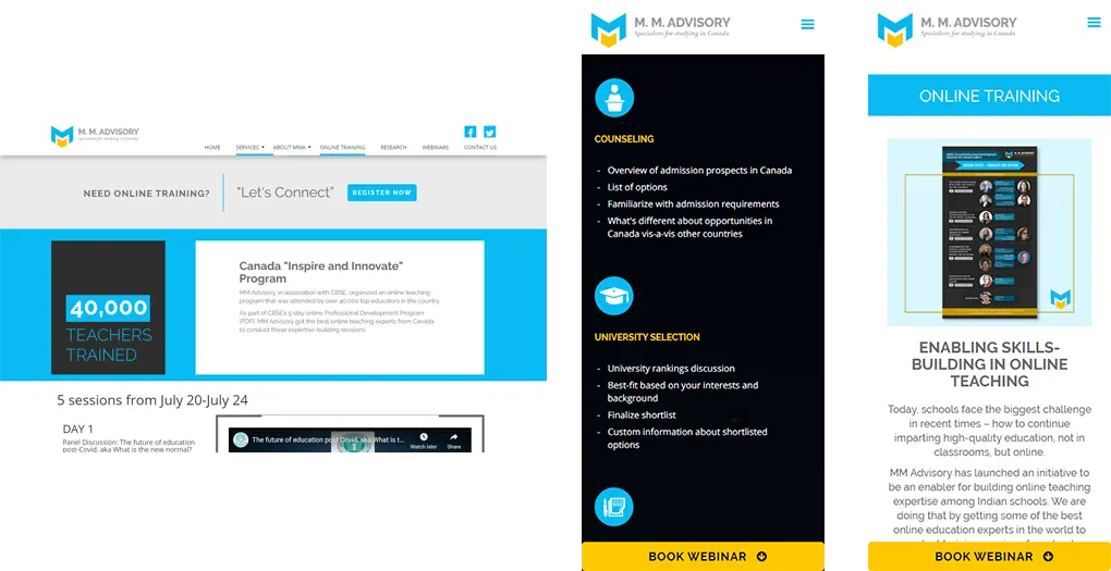Web Design and Development Work